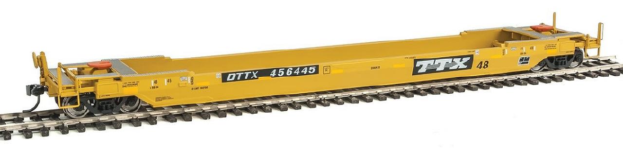 Walthers 920-109210 HO DTTX 48' Gunderson All-Purpose Well Car Trailer #456445