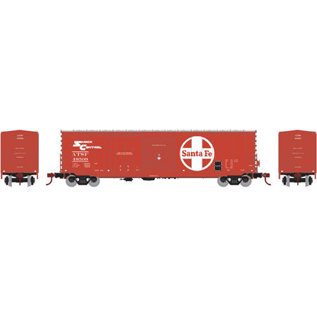 Athearn 89099 HO Santa Fe RTR 50' Combo Door Box #49509