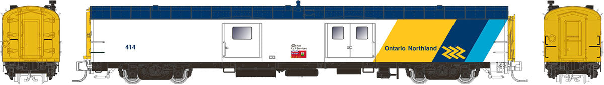 Rapido Trains 506550 N Ontario Northland 73' Express-Baggage Car #413