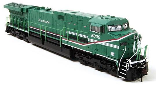 Broadway Limited 3428 N GE Demo GE AC6000 "Green Machine" #6000