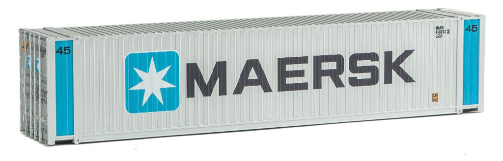 Walthers 949-8556 HO Maersk Assembled 45' CIMC Container