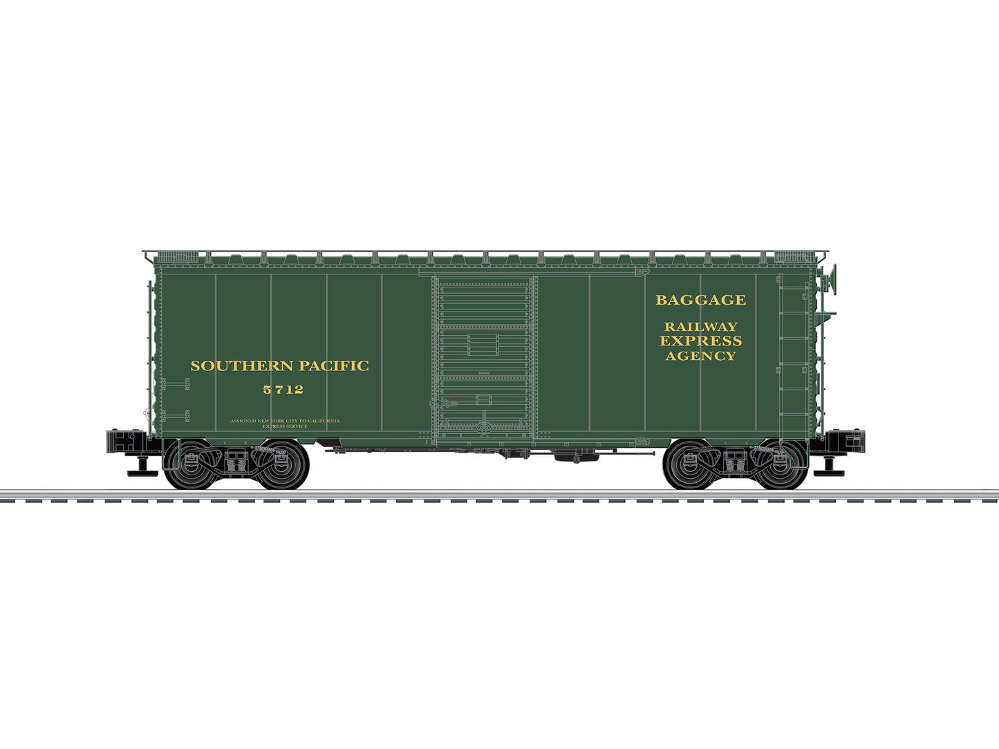 Lionel 6-83566 O Southern Pacific PS-1 Express Boxcar #5712