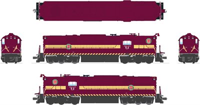 Broadway Limited 4885 HO Duluth, Missabe and Iron Range Alco RSD-15 #55