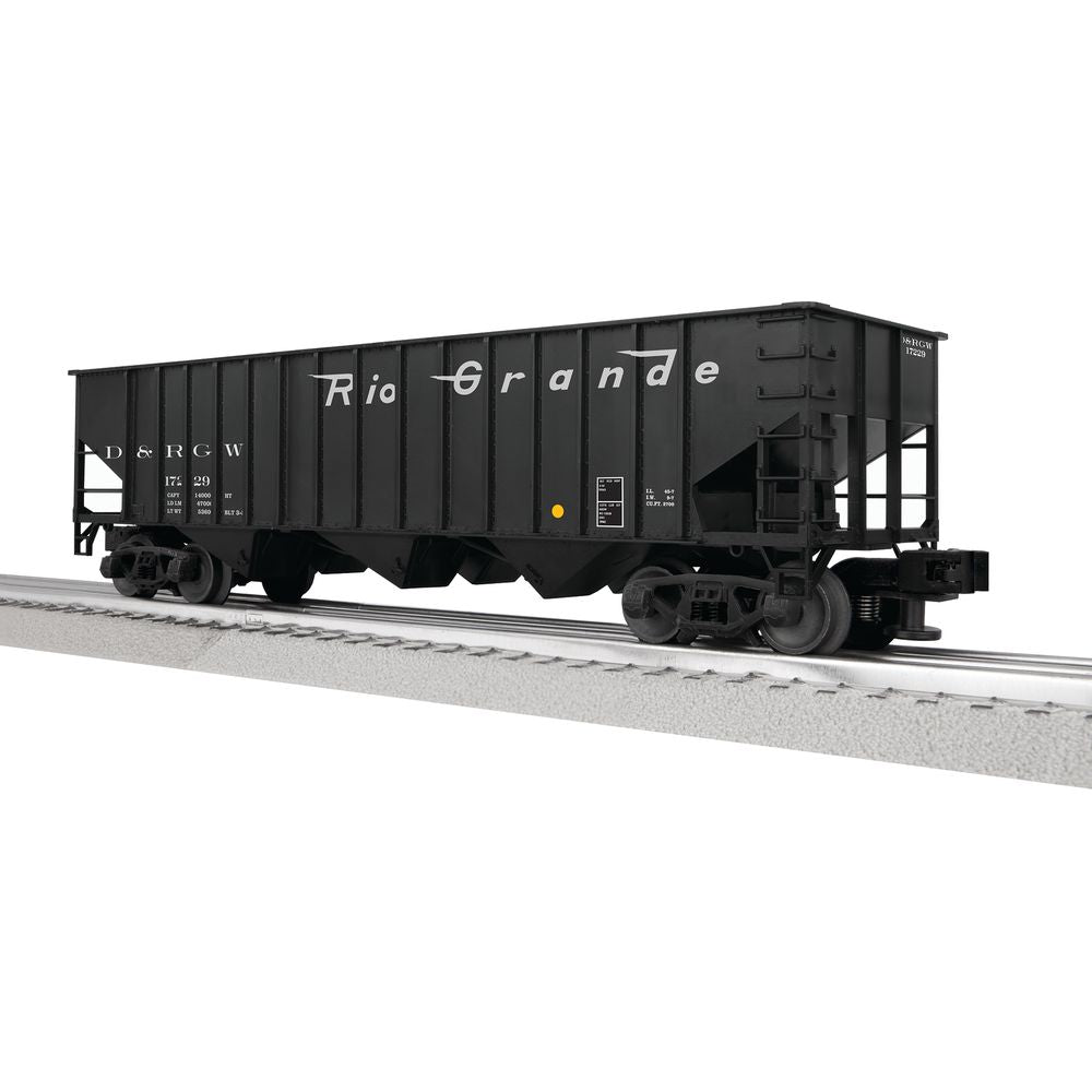 Lionel 3-17060 O Gauge Rio Grande 14-Panel Hopper Cars (Pack of 6)