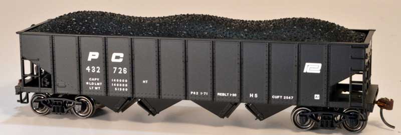 Bowser 60038 HO Penn Central H21 Hopper Car Kit #432736