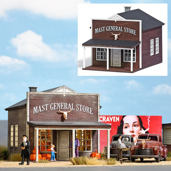 Busch 9725 HO False-Front Wood General Store