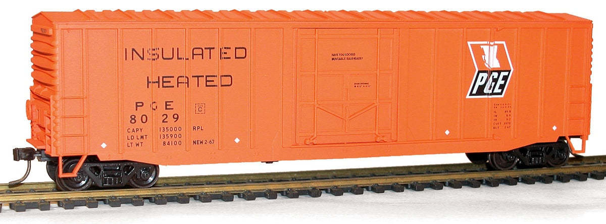 Accurail 5657 HO Pacific Great Eastern 50' Exterior Post Modern Boxcar #8029 Kit