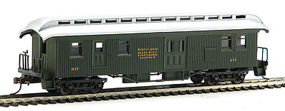 Con-Cor 0001-000329 HO Durango & Silverton 1880s Wood Open-Platform Baggage #217