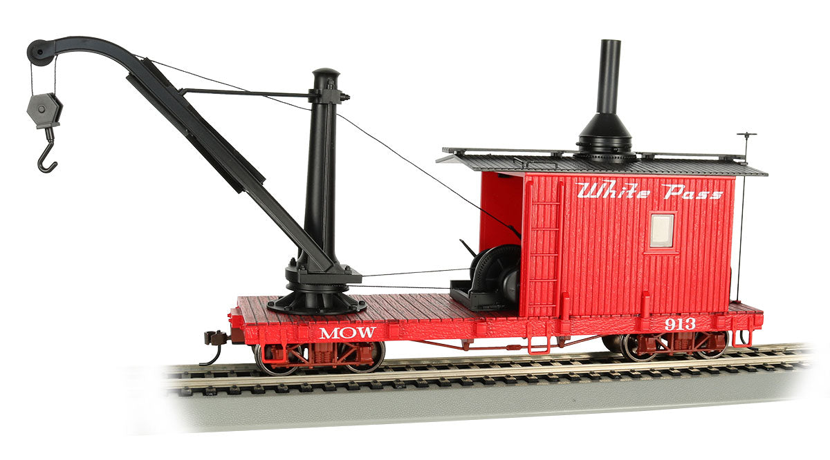 Bachmann 26905 On30 White Pass and Yukon Derrick Car