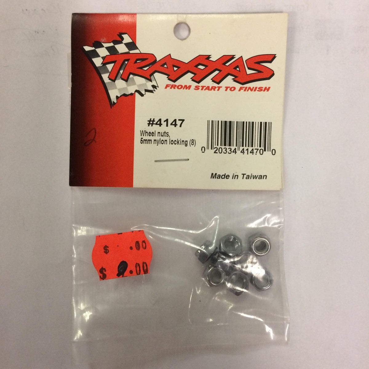 Traxxas 4147 Wheel Nuts 5 mm Nylon Locking (Pack of 8)