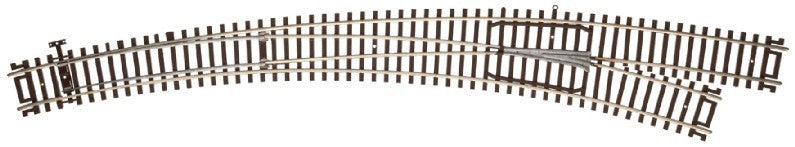 Atlas 0596 HO Code 83 Nickel Silver Rail Right Hand Switch Curved Turnout