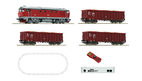 Roco 51294 Czechoslovakian Digital Z21 HO Gauge Diesel Starter Train Set