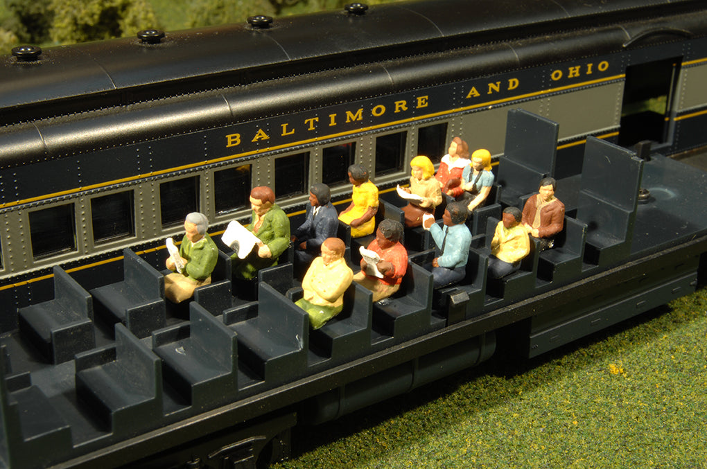 Bachmann 33115 HO Waist-Up Seated Passengers Figures