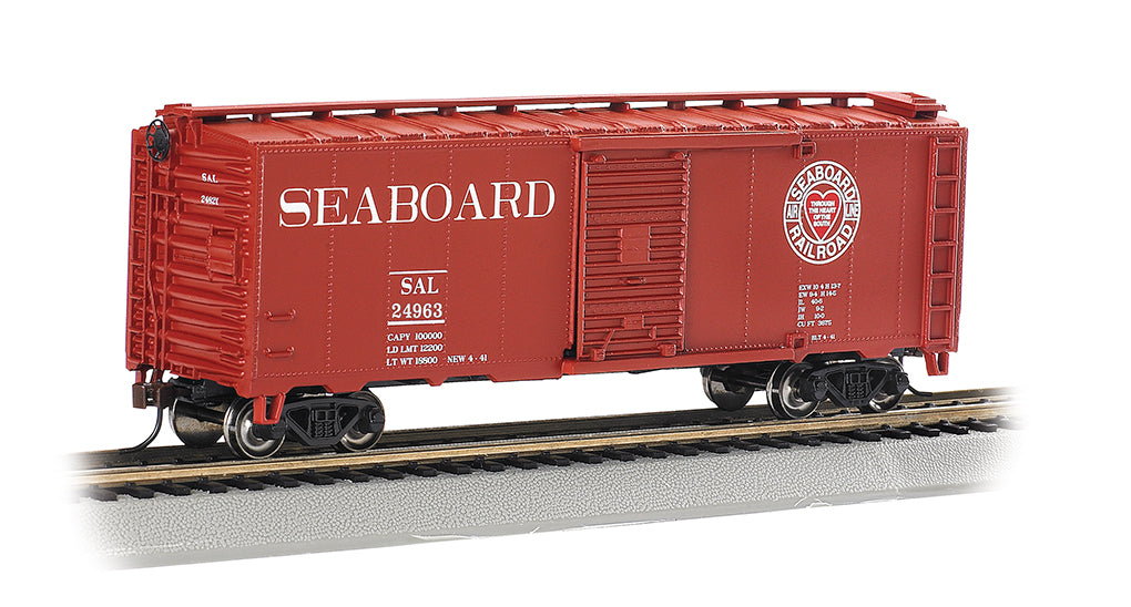 Bachmann 17005 HO Seaboard® 40' Box Car Seaboard #24963