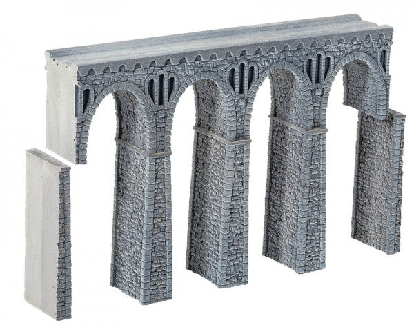 Noch 58660 HO Scale Quarrystone Viaduct 37x24.5x4.4 cm
