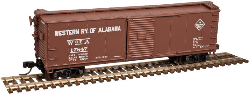 Atlas 50003341 N Western Railway of Alabama USRA Steel Rebuilt Box Car #17847