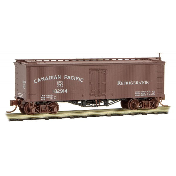 Micro-Trains 05800250 N Canadian Pacific 36' Wood Sheathed Reefer #182914