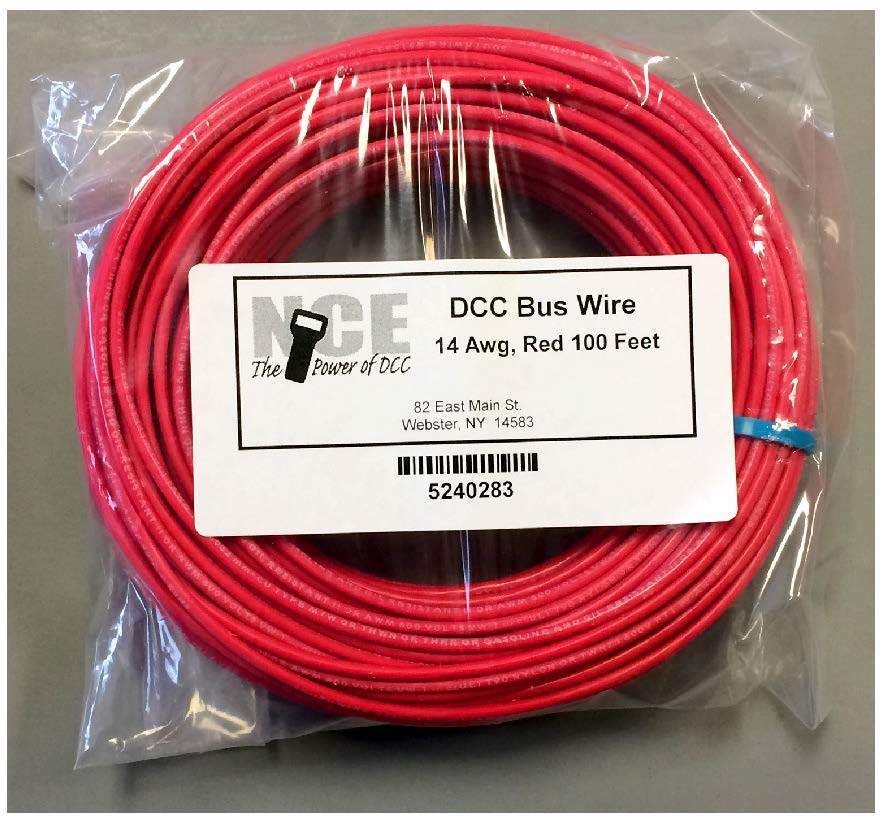 NCE 0283 DCC Main Bus 14AWG Wire Red 100' 30.5m