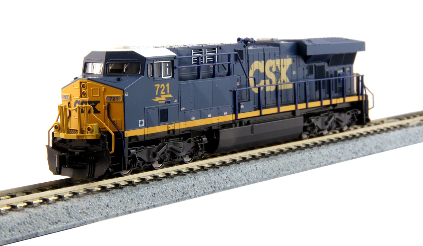 Kato 176-8929 N CSX ES44AC GE Diesel Locomotive Standard DC #721