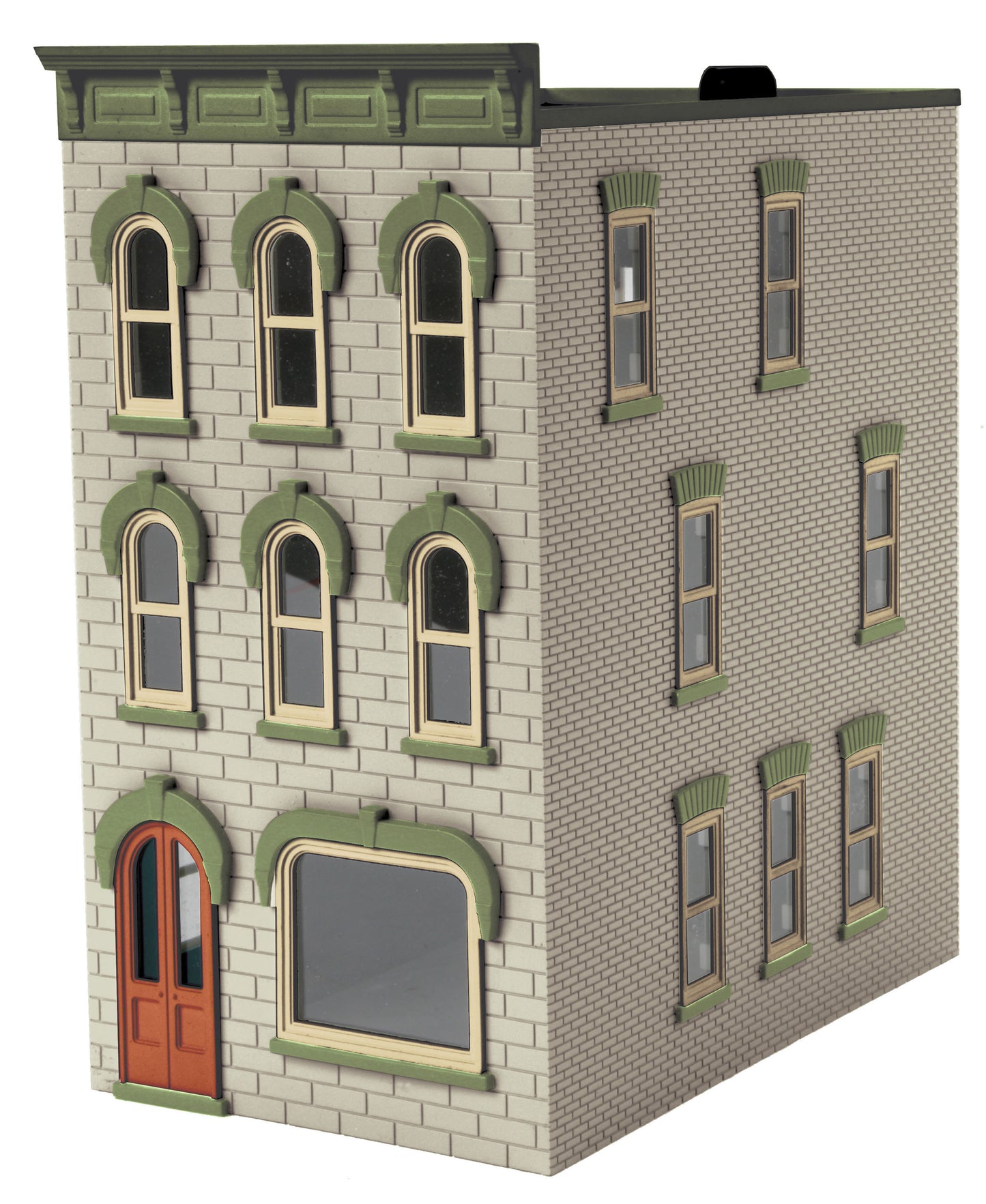 MTH 30-90542 O 3-Story Town House #1 Light Gray