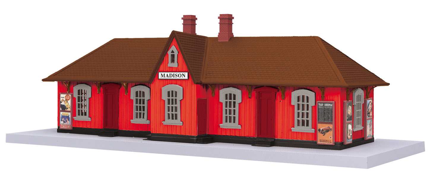 MTH 30-90559 O Madison Country Passenger Station