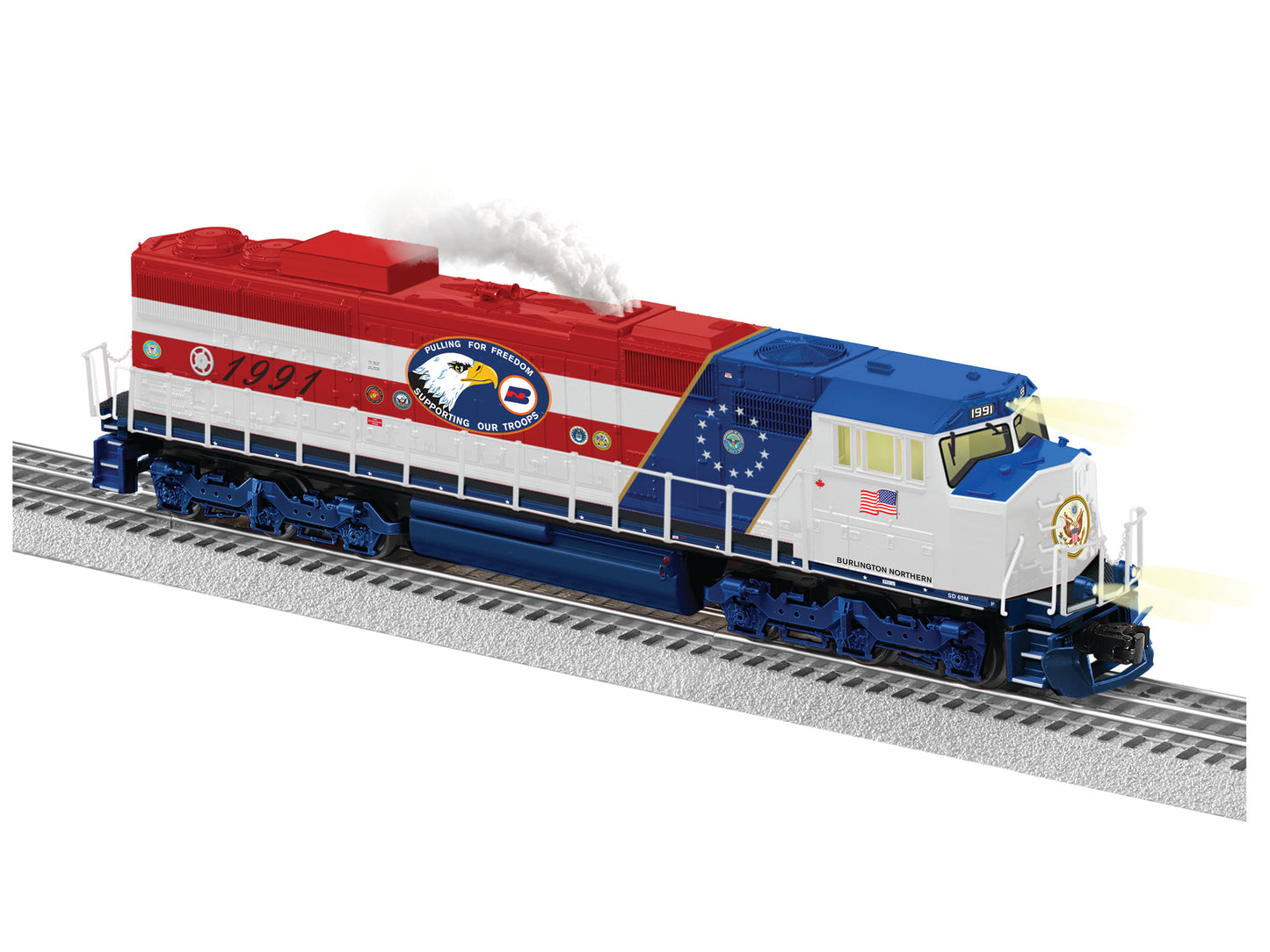 Lionel 6-84562 Burlington Northern LionChief Plus SD60M Diesel Locomotive #1991