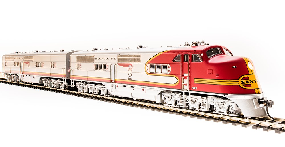Broadway Limited 5495 HO ATSF E1 A/BSet Diesel Loco Paragon3 Sound/DC/DCC #3L/3A