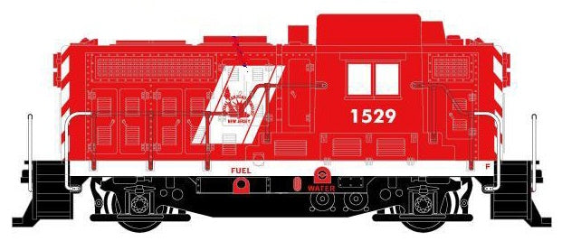 RMT 994542 O Central of New Jersey Beep Diesel Locomotive Shell #1530