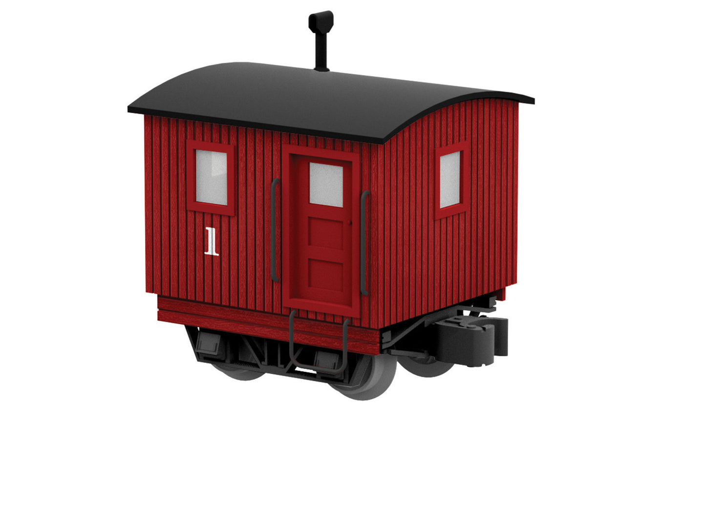 Lionel 6-83555 O Disconnect Logging Caboose Red #1