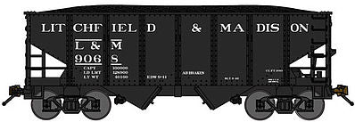 Bluford Shops 60291 N Litchfield & Madison USRA 30'6" 2-Bay Hopper with Load