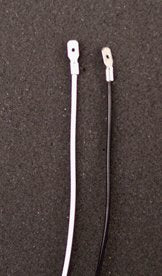 Gargraves 931B/W-12 O 8" Pigtail 16 AWG Black/White (12)