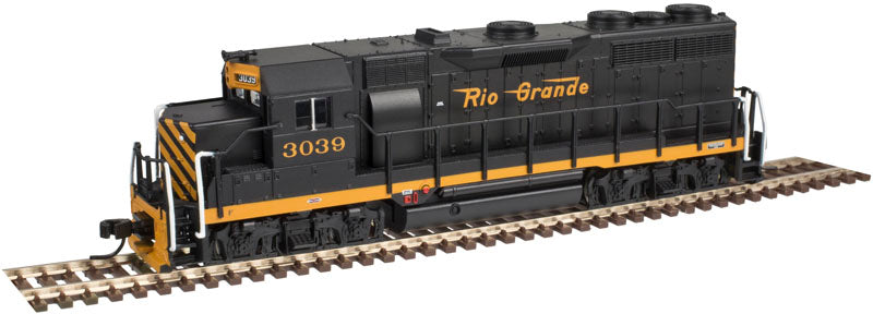 Atlas 40003166 N Rio Grande GP-35 Locomotive (Black/Orange) #3039