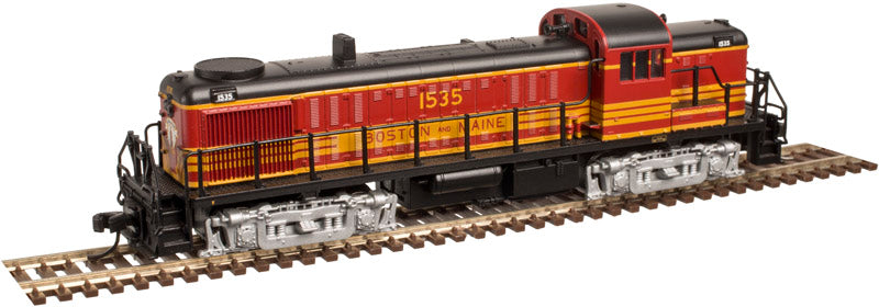 Atlas 40003040 N Boston & Maine RS-3 Locomotives (Maroon/Gold) #1535