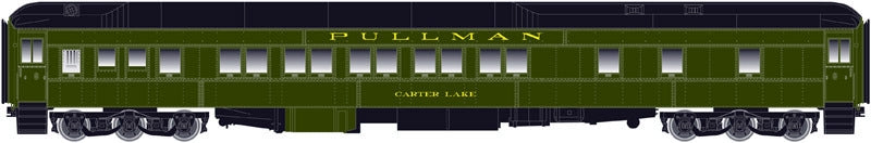 Atlas 20003617 HO Burlington (Pullman) 10-1-1 Sleeper Cars "Linoma Lake" (Green)