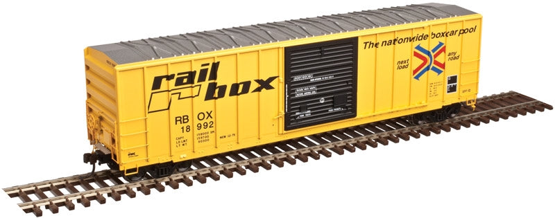 Atlas 50003450 N Railbox FMC 5077 Single Door Box Car #17800