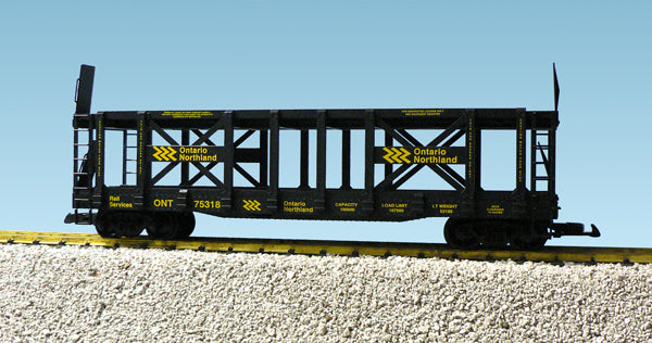 USA Trains R17232 G Ontario Northland Two-Tier Auto Carrier Flat Cars