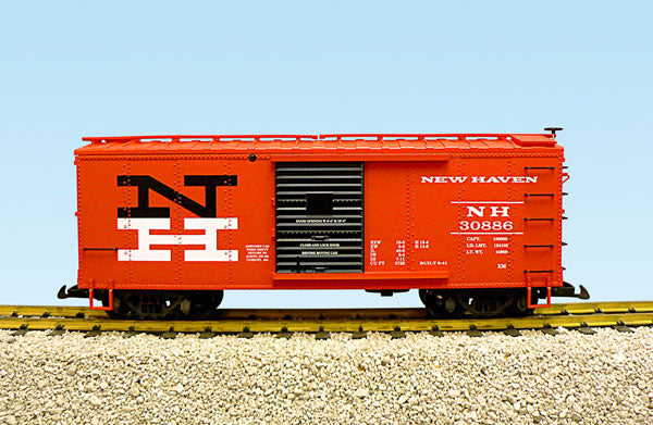 USA Trains R19113B G New Haven Simulated Wood Box Car #30887