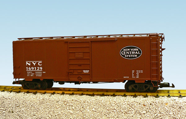 USA Trains R19210A G New York Central 40 Ft. PS-1 Simulated Steel Box Car