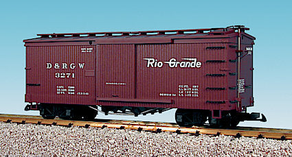 USA Trains R19081C G Denver & Rio Grande Western Simulated Wood Box Car #3274