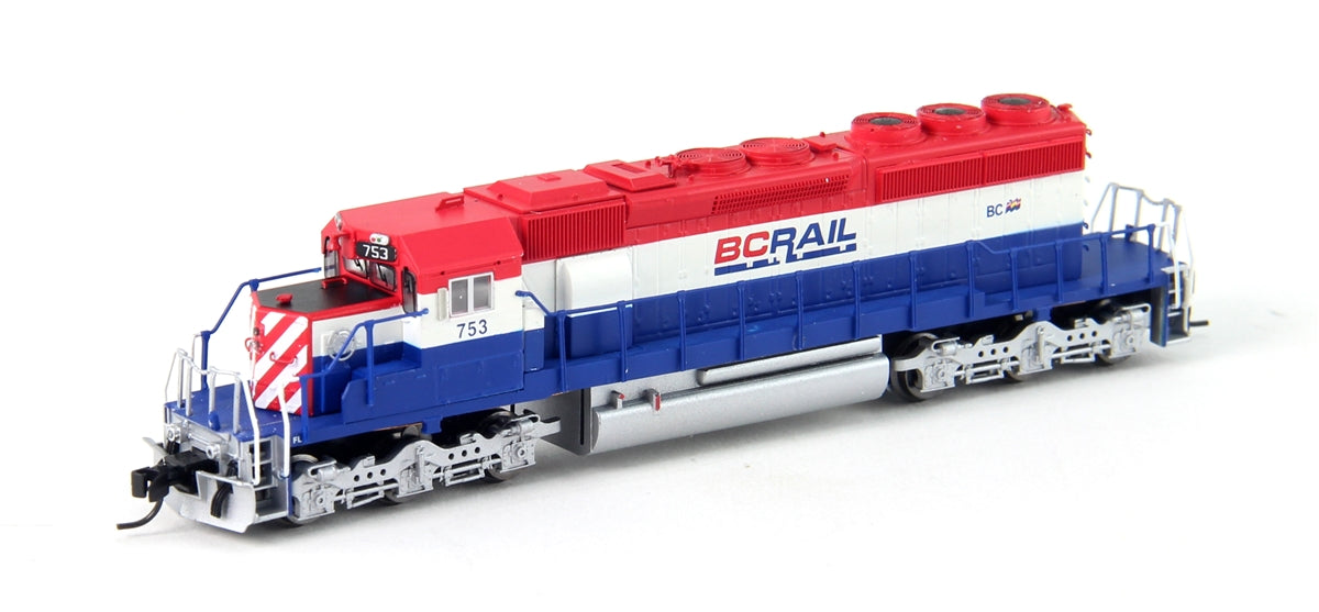 InterMountain 69365D N BC Rail SD40-2 Locomotives DCC Non-Sound