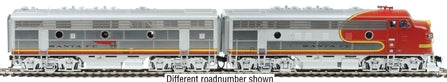 Walthers 920-40901 HO SF EMD F7A-B Set 36" Dynamic Fan w/Sound & DCC #305L, 305A