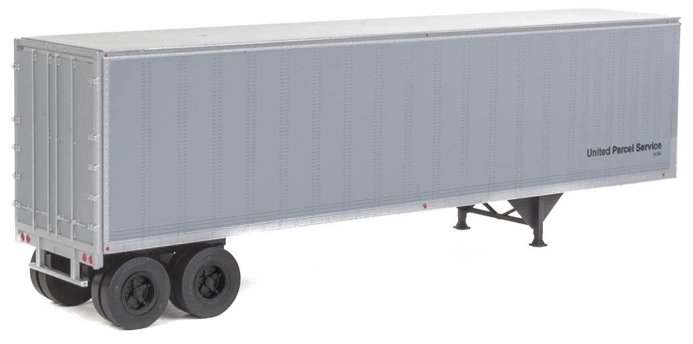 Walthers 949-2509 HO United Parcel Service 40' Trailmobile Trailer (Pack of 2)