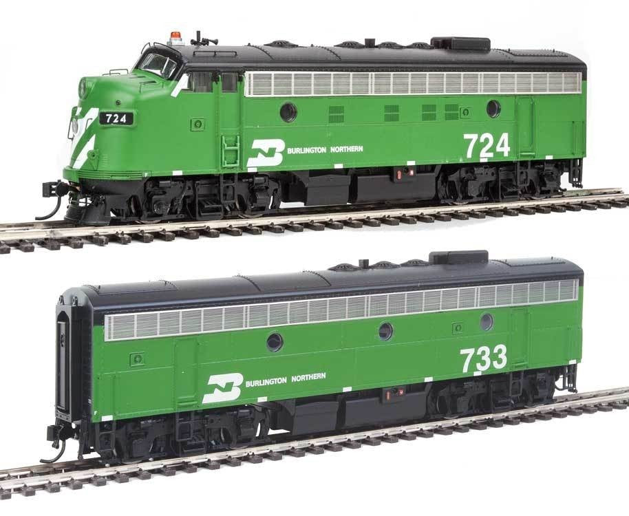 Walthers 920-40904 HO BN EMD F7A-B Set with Tsunami® Sound & DCC #724, 733