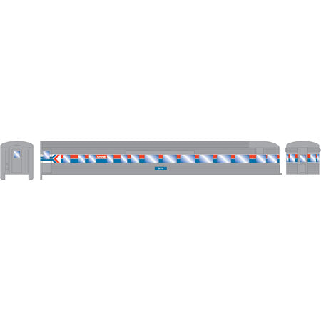 Roundhouse 82990 HO Amtrak Streamline Observation #3870