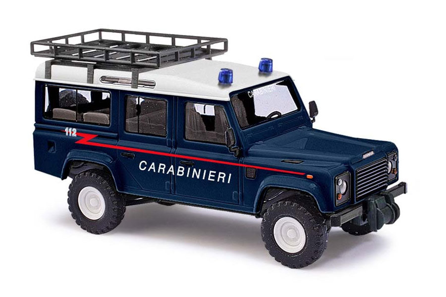 Busch 50361 HO Land Italian Police 1983 Land Rover Defender SUV