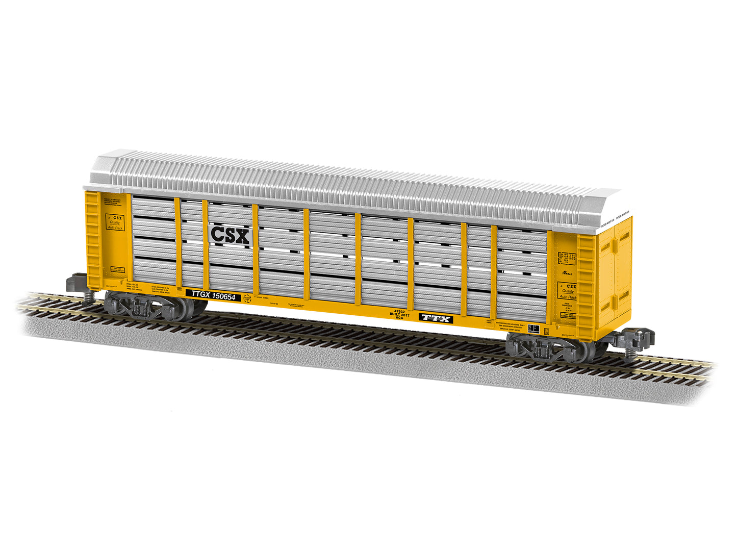 American Flyer 6-47932 S CSX Auto Carrier #TTGX 150654