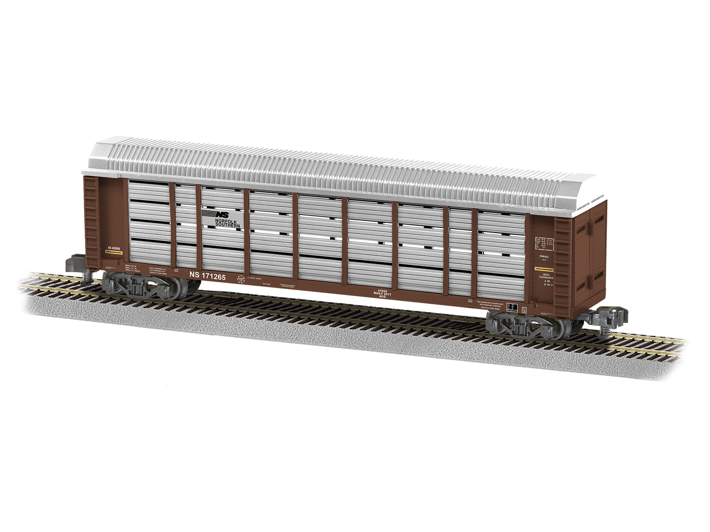American Flyer 6-47935 S Norfolk Southern Auto Carrier #NS 171265