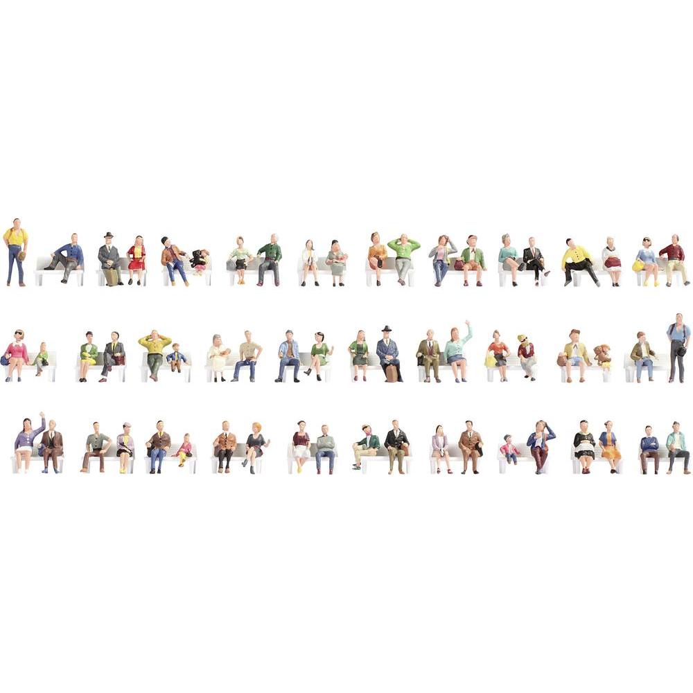 Noch 37071 N Seated People Figures (Set of 60)