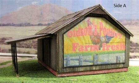 RS Laser Kits 2070 HO Oldson's Poultry/Mill Pouch Kit