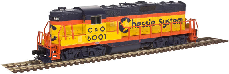 Atlas 40003127 N Chessie System (C&O) GP-9 Diesel Locomotive with DCC #6001